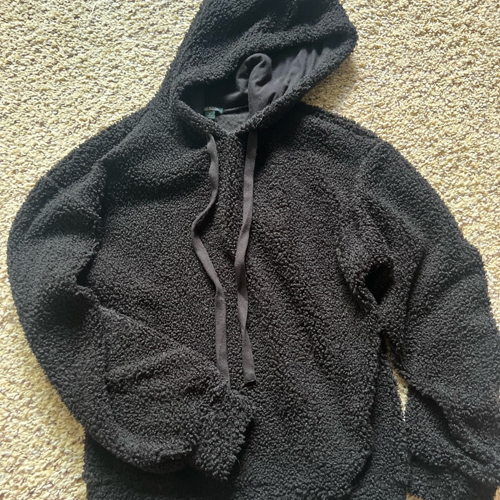Wild Fable Black Sherpa Hoodie